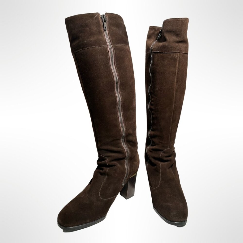 Pertti Palmroth Brown Suede Boots, Size 5, never worn